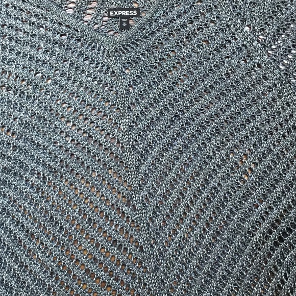 Silver Crochet Sweater - Picture 3 of 8